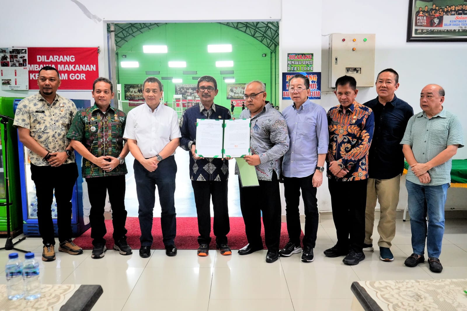 Malibu Indah Hibahkan Tanah dan Gedung Bulutangkis Kepada Pemko Medan