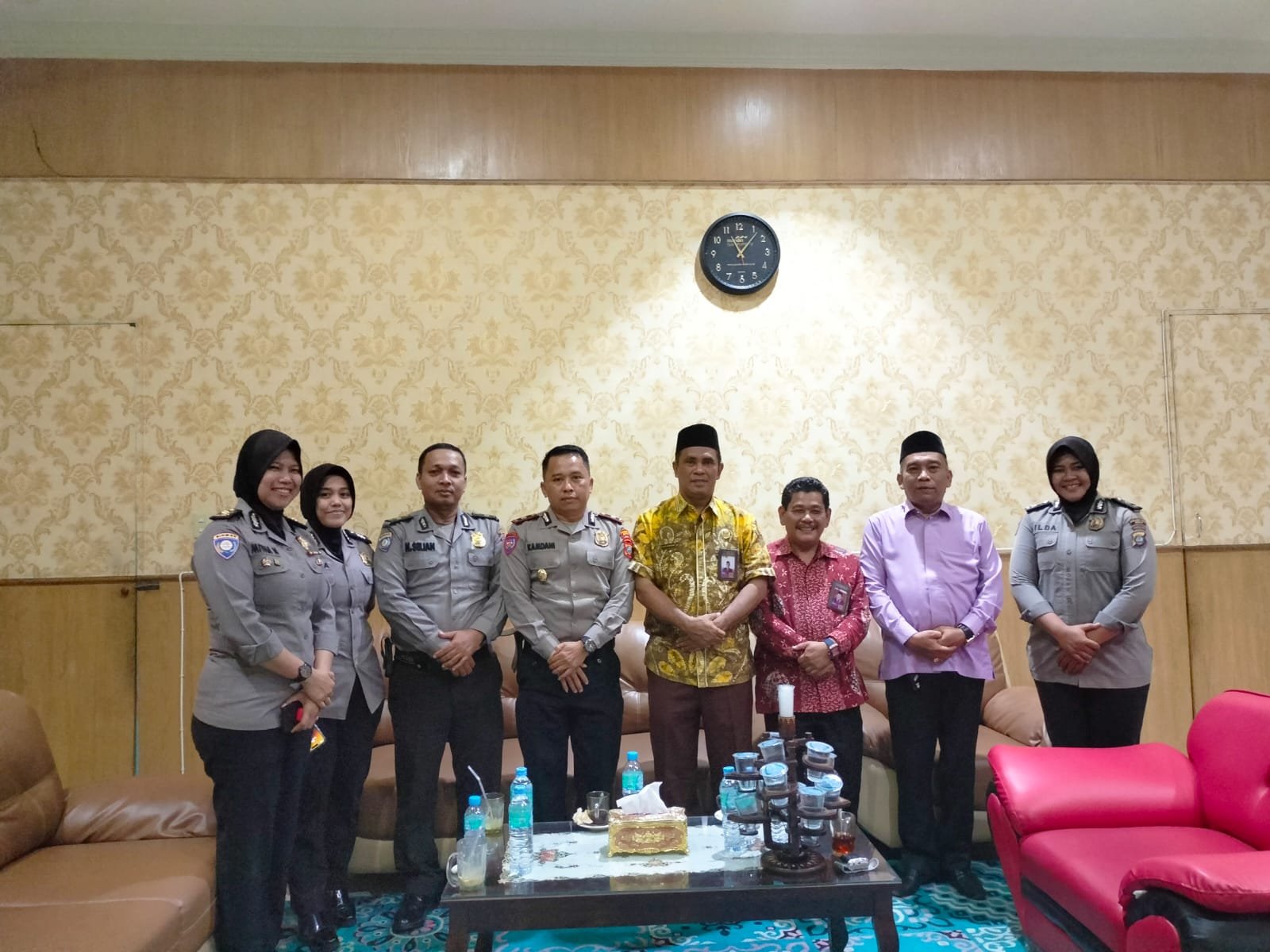 Cooling System Pemilu Damai 2024, Polrestabes Medan Silaturahmi dengan Kepala Kantor Kementerian Agama Kota Medan