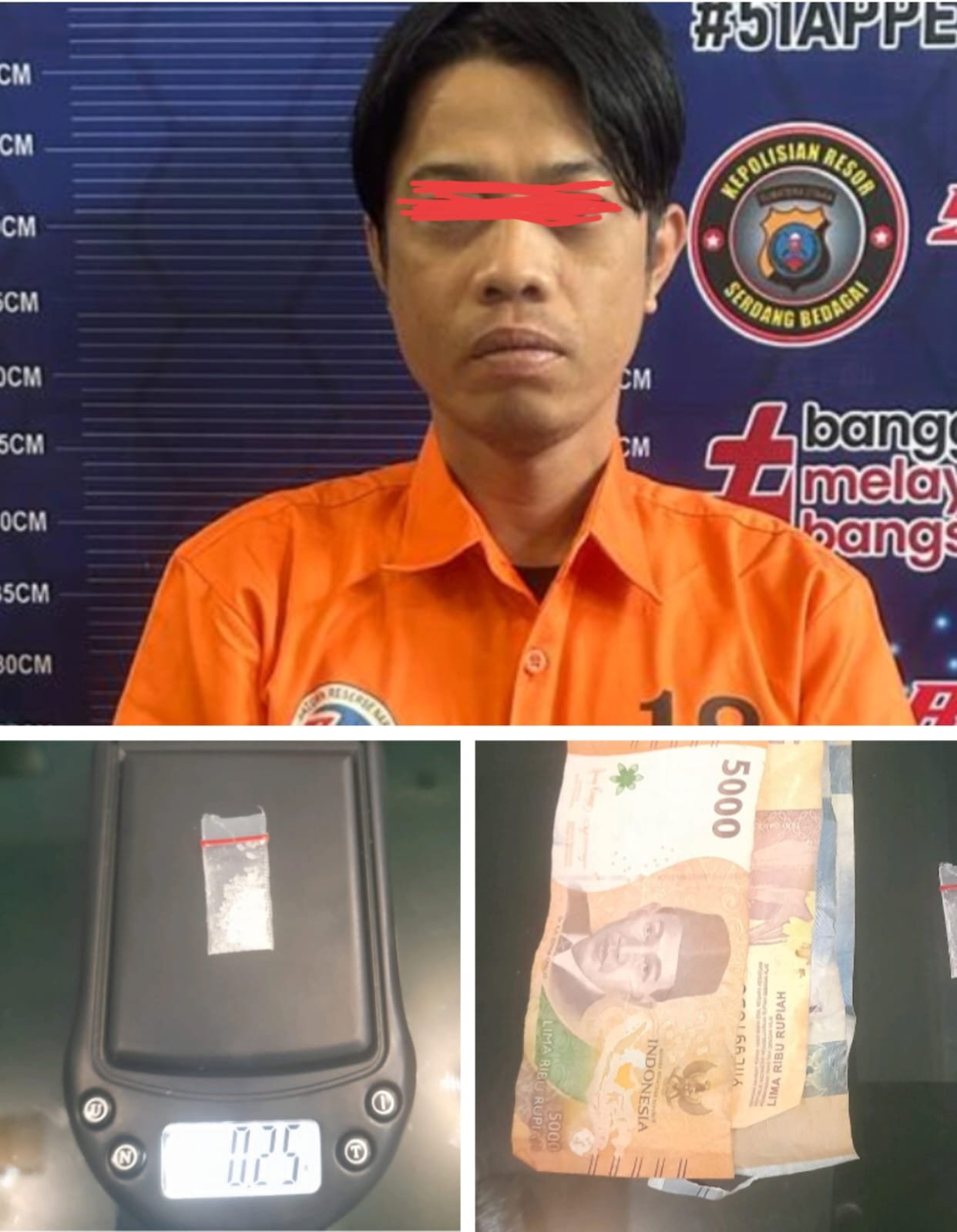 Polres Sergai Bekuk Terduga Pengedar Sabu