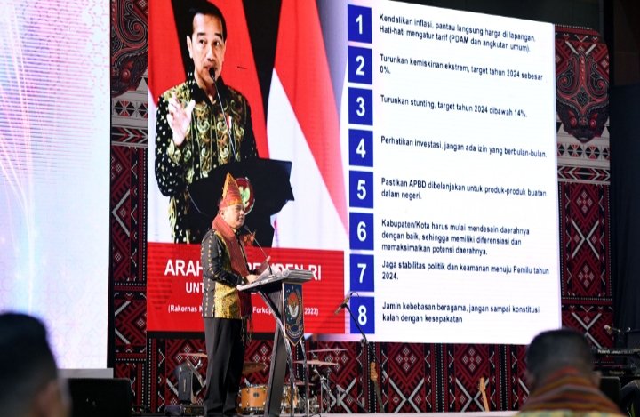 Rakornas Pengawasan dan Pemutakhiran TLHP 2023, Sekdaprov Sumut Jabarkan Peningkatan Tata Kelola Pemerintahan Sejak 2019