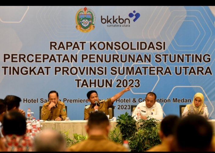 Targetkan Prevalensi Stunting 18% Tahun 2023, Pj Gubernur Sumut Minta OPD Pastikan Hasil Intervensi Maksimal