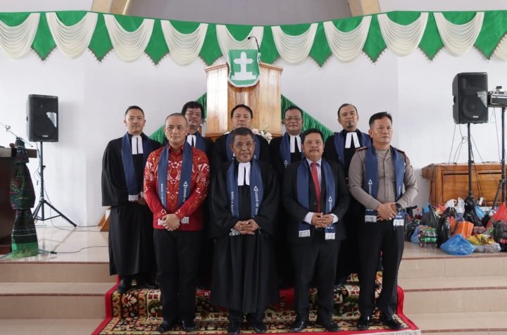 Kapolres Asahan Hadir Peresmian Gereja HKBP dan Minggu Kasih