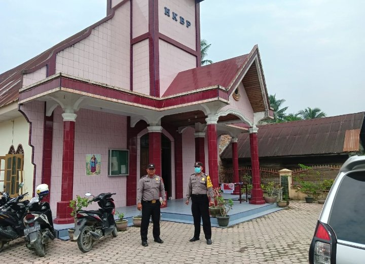 Program Rutin Setiap Minggu, Polsek Air Joman Gelar Komidamas di Gereja