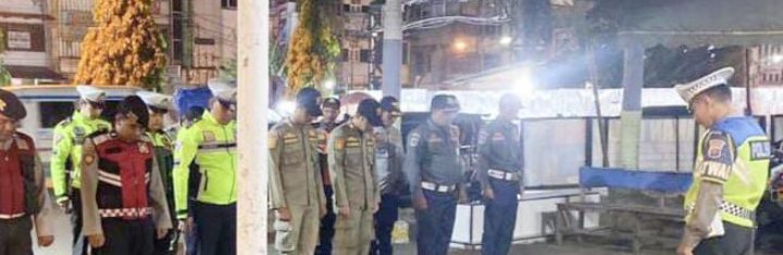 Polres Padangsidimpuan dan Instansi Terkait Gelar Patroli Skala Besar, Antisipasi Kriminalitas di Malam Minggu