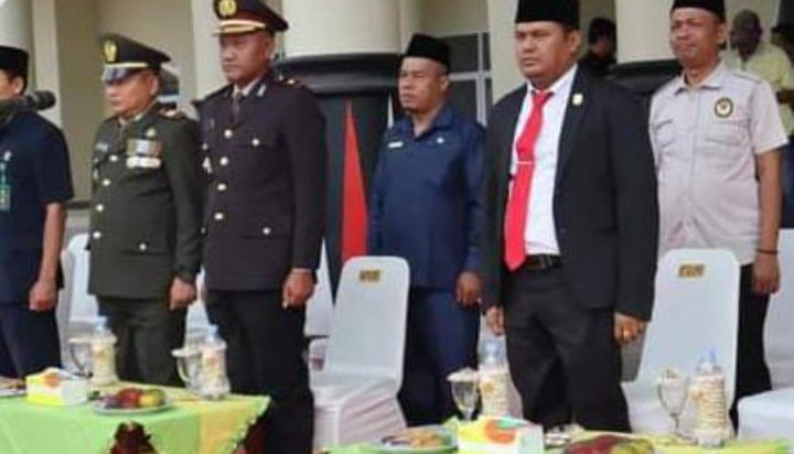 Wakapolres Palas Hadiri Upacara Hari Kesaktian Pancasila di Kantor Bupati Padang Lawas