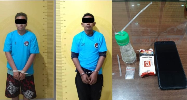 2 Pelaku Simpan Sabu, Ditangkap Satrekrim Polsek Simpang Empat
