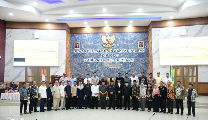 DPRD Sahkan P-APBD Deli Serdang TA 2023