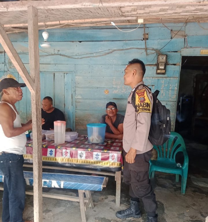 Bhabinkamtibmas Polsek Kota Kisaran Timur Sambang dan Cooling Sytem