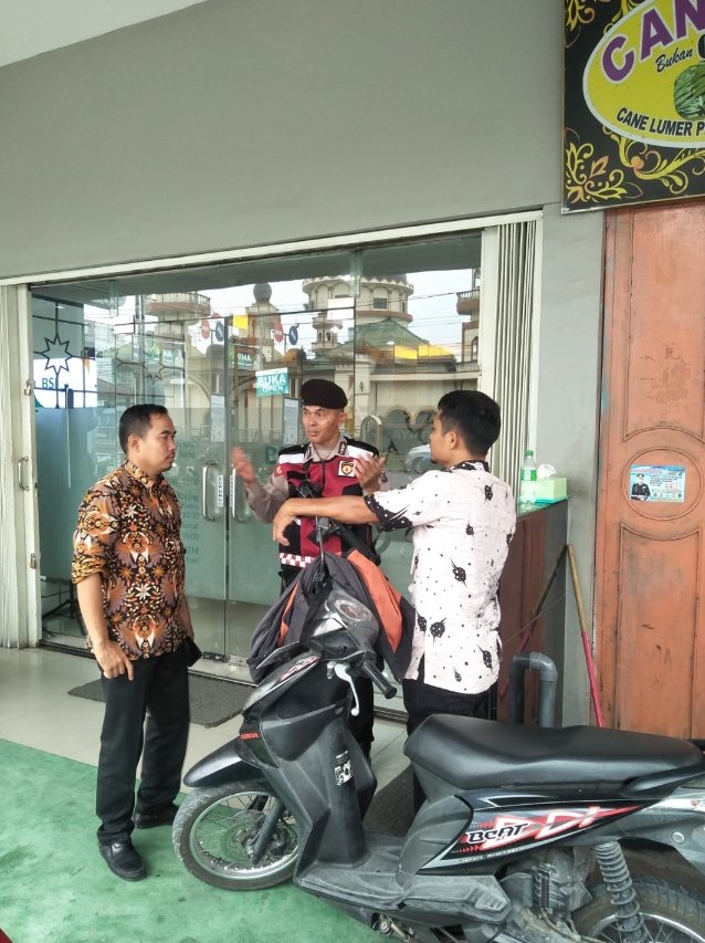 Satuan Samapta Polres Asahan Lakukan Pengamanan di Perbankan