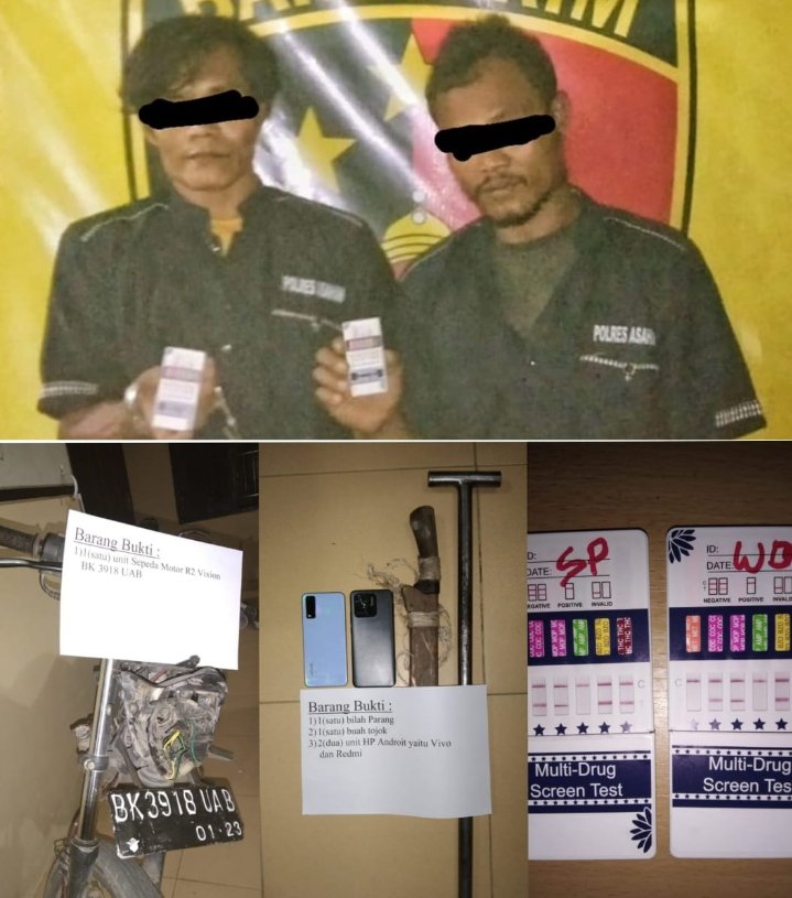 Dua Pelaku Pencurian Hp Ditangkap Unit Reskrim Polsek Bandar Pulau