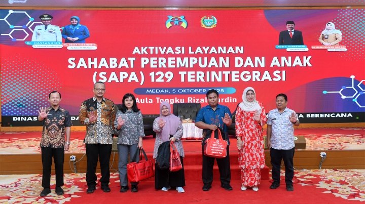 Pemprov Aktivasi Layanan SAPA 129 Terintegrasi, Masyarakat Sumut Lebih Mudah Melaporkan Tindak Kekerasan Pada Perempuan dan Anak