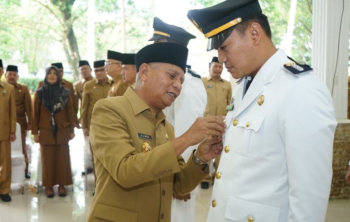 Bupati Asahan Lantik Jabatan Tinggi Pratama, Administrator dan Pengawas di Lingkungan Pemkab Asahan