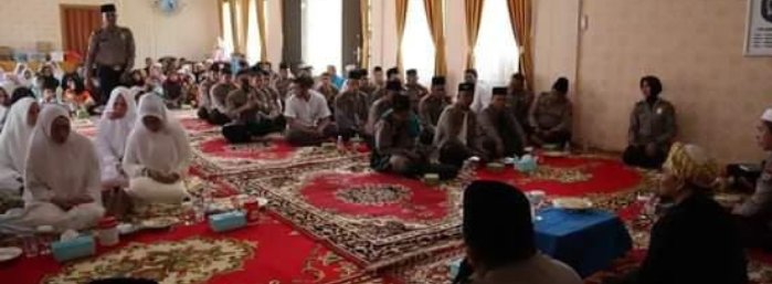 Polres Palas Peringati Maulid Nabi Muhammad SAW 1445 H,AKBP Diari Astetika : Mari Belajar Sifat Rosululloh sebagai Suri Tauladan