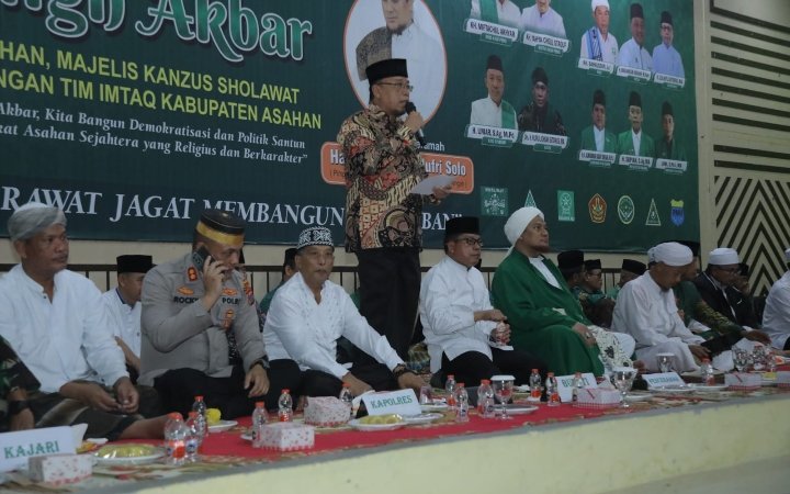 Bupati Asahan Hadir Tabligh Akbar PC NU Asahan