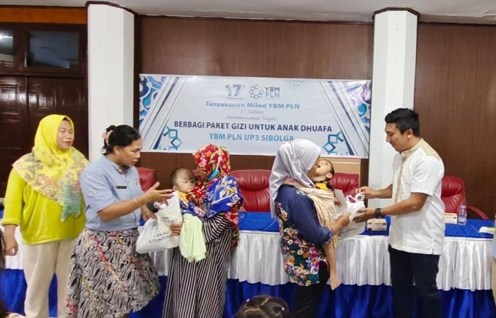 Cegah Stunting, YBM PLN Salurkan Bantuan Untuk Pencegahan Stunting
