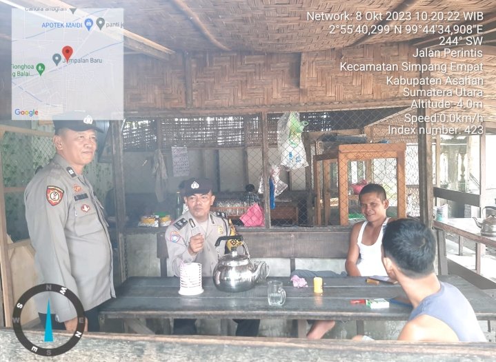 Polsek Simpang Empat Sambang Desa atau Door to Door System