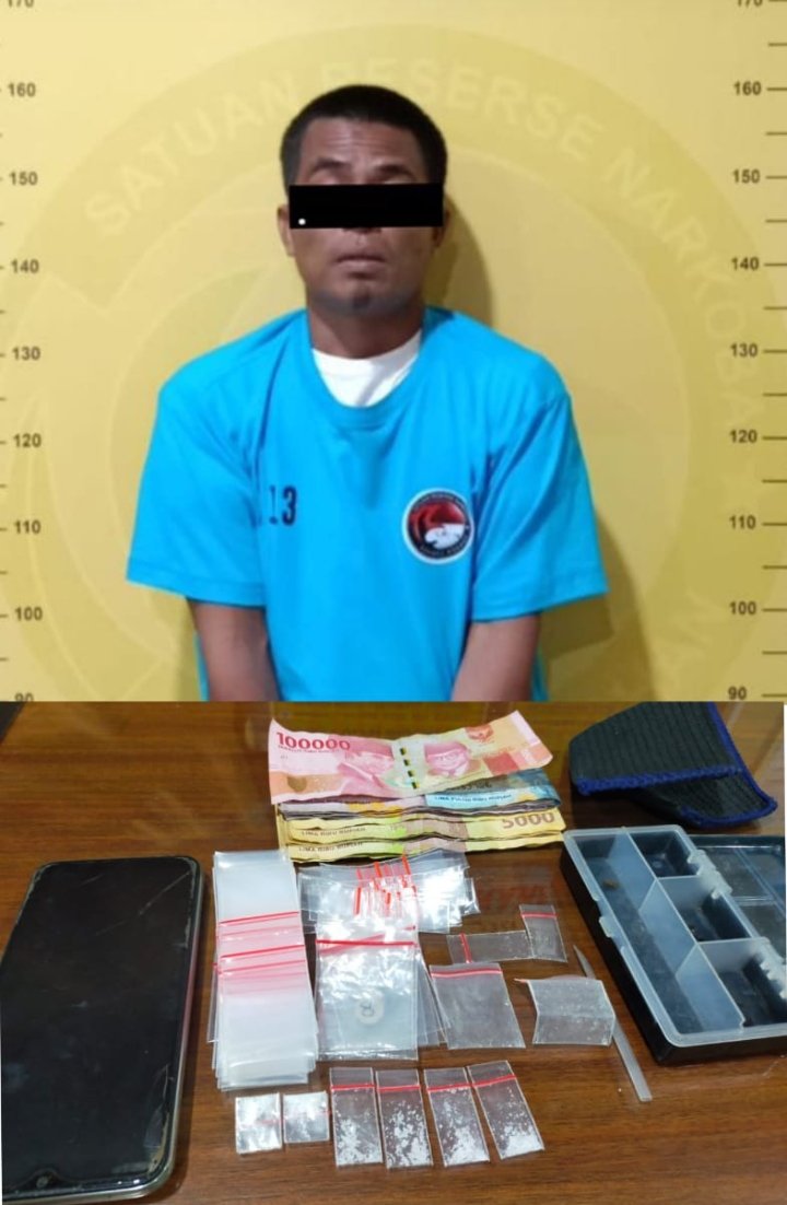 Gagal Edarkan Sabu, Anak Pinggir Rel Kereta Api Pulau Maria Ngendap Dalam Sel Polsek Simpang Empat