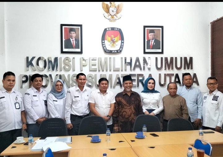 Anggota DPD RI M Nuh Adakan Kunjungan ke KPU Sumut