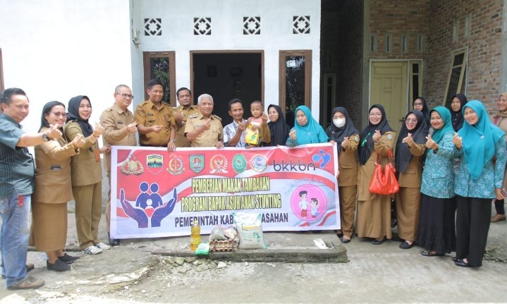 Bupati Asahan Serahkan Bantuan Makanan Tambahan Untuk Anak Stunting