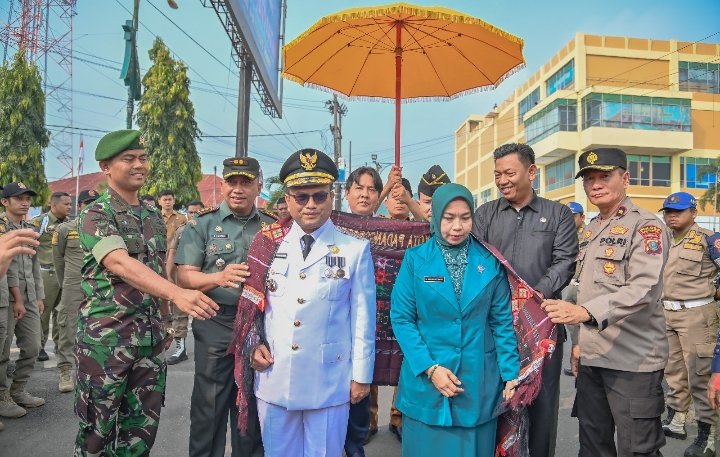 Penjabat Walikota Padangsidimpuan Diulosi Forkopimda Di Hari Pertama Masuk Kantor