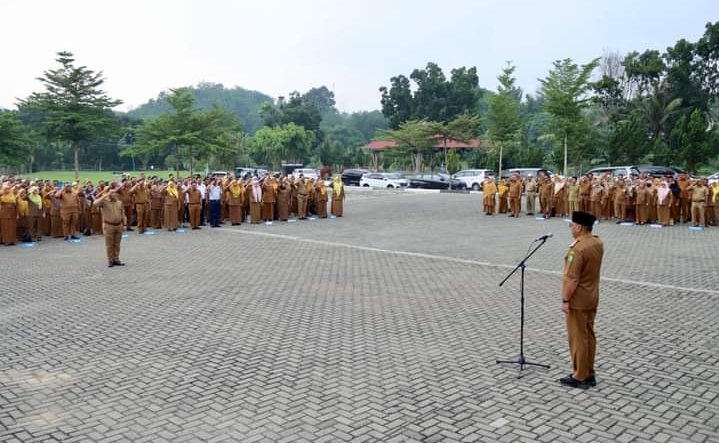 Pimpim Apel Pagi Bupati Madina Sampaikan Dua Hal Ini,Ini Intruksi Sukhairi Nasution