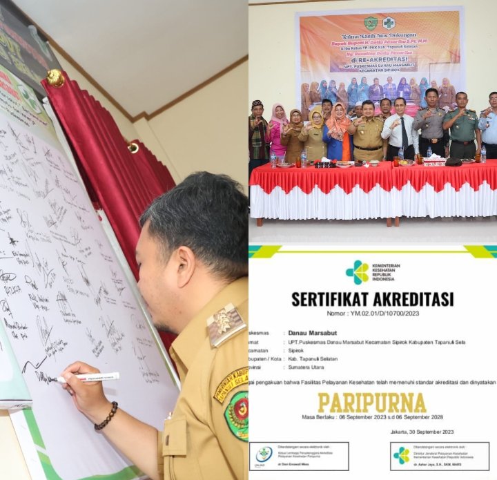 Puskesmas Danau Marsabut Terakreditasi