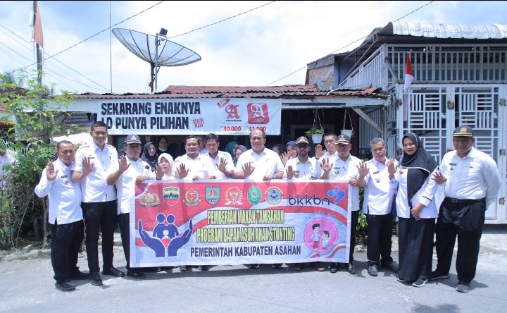 Wakil Bupati Asahan Serahkan Bantuan Makanan Tambahan Untuk Anak Stunting