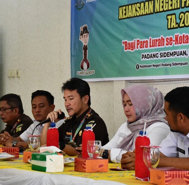 Kejari Padangsidimpuan berikan Penerangan Hukum pada Camat dan Lurah, Ini Keterangan Kasi Intel Yunius Zega