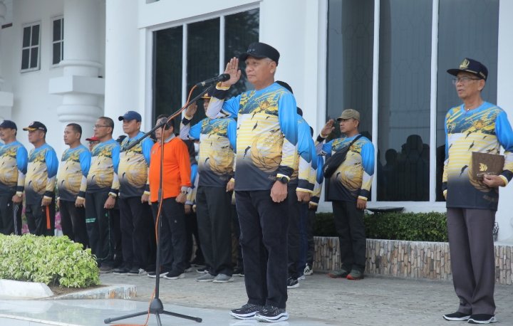Bupati Asahan Pimpin Upacara Pembukaan Forkab Korpri Tahun 2023