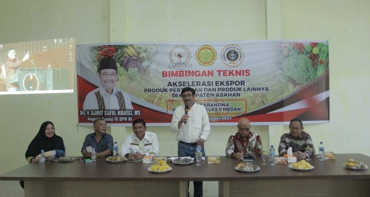 Asisten Perekonomian dan Pembangunan Ikuti Bimtek Akselerasi Ekspor Produk Pertanian
