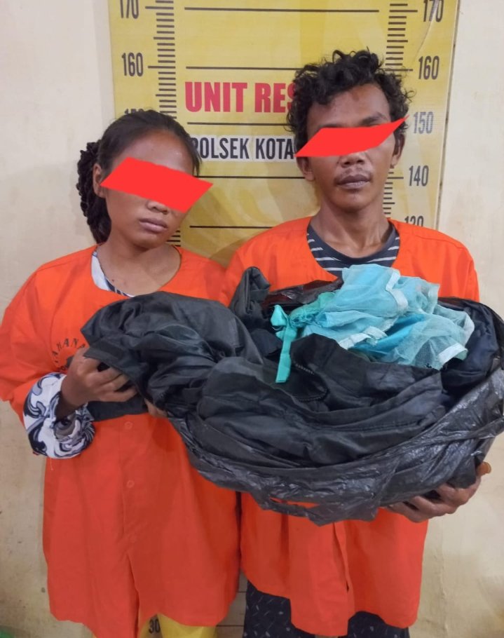 Pasangan Suami Istri Kompak Melakukan Pencurian