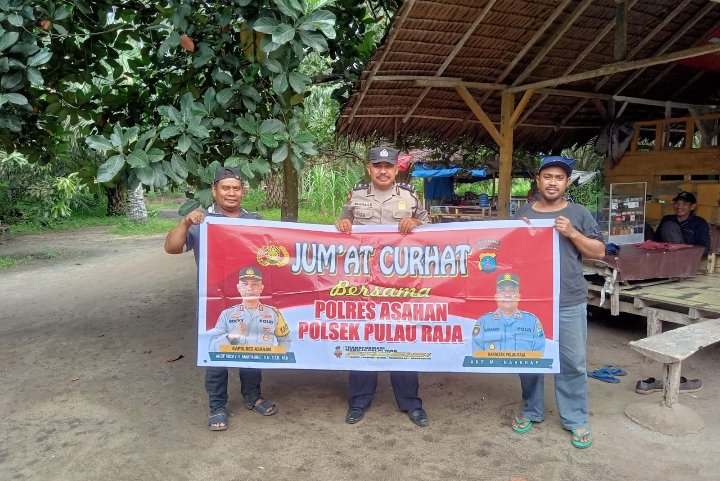 Laksanakan Program 5 Prioritas Kita, Polsek Pulau Raja Gelar Jumat Curhat