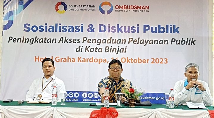 Tanpa Dihadiri Komisi II DPR RI, Ombudsman Sumut Sosialisasikan Pelayanan Publik Adalah Hak Masyarakat