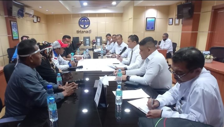Masyarakat Belawan Aksi Damai Merasa Puas dan Apresiasi Dirut Perumda Tirtanadi Tuntaskan Masalah