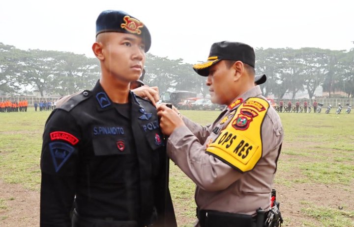 Kapolres Padangsidimpuan Pimpin Apel Pasukan Amankan Pemilu 2024, AKBP Dudung Setyawan :  Ciptakan Iklim Demokrasi yang Kondusif