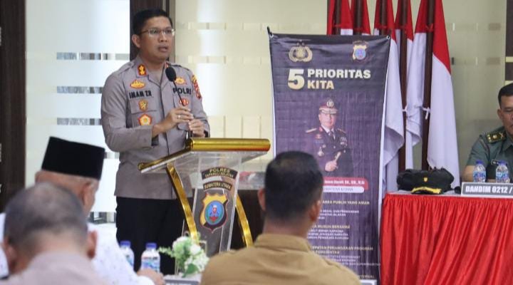 Kapolres Tapsel Pimpin Rakor Linsek Ops Mantap Brata, AKBP Imam Zamroni : Sukseskan Pelaksanaan Pemilu 2024 di Wilayah Hukum Polres Tapsel