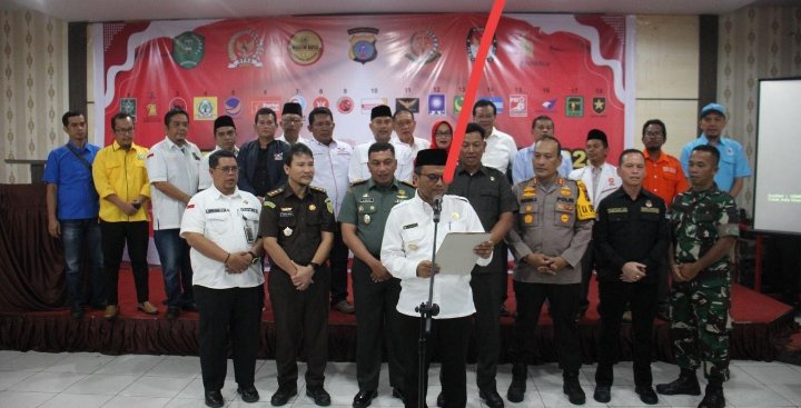 Pemko Padangsidimpuan Gelar Deklarasi Damai Menuju Pemilu 2024, Ini Poin Disampaikan Pj Walikota.