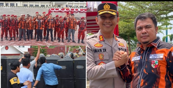 MPC Pemuda Pancasila Tapsel Siap Dukung Tugas Polri, Rocky Gultom : Satu Garis Komando Ciptakan Pemilu Damai 2024