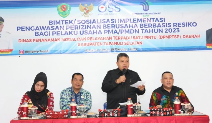Lewat Izin Usaha Berbasis Risiko ,Bupati Dolly Pasaribu Berharap Masyarakat Tapsel Sejahtera