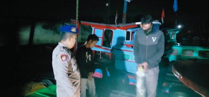 Satpolairud Polres Asahan Patroli di Perairan Asahan