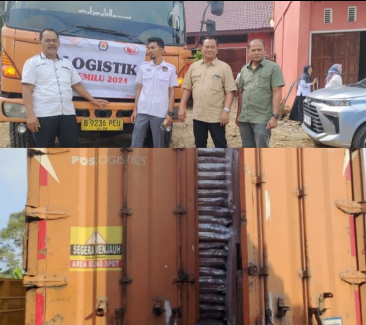 Total 4.296 Lembar Bilik Suara Berbahan Karton di Kawal Polres Tapsel ke KPU