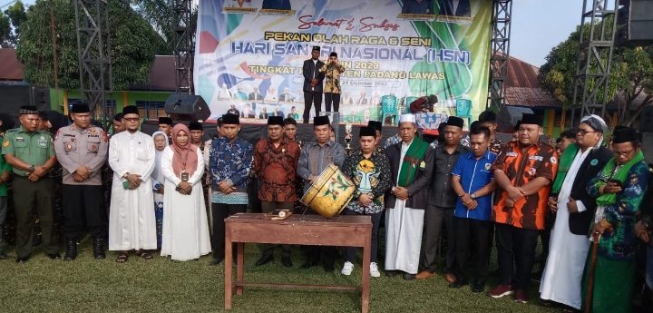 Miris, Pembukaan PORSENI Hari Santri Nasional 2023 Palas Tidak Dihadiri Plt Bupati dan Pimpinan OPD