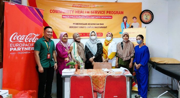 Peduli Kesehatan Masyarakat Sekitar, CCEP Indonesia dan Klinik Asy-Syifa kembali Adakan Layanan Pemeriksaan Kesehatan dan Berobat Gratis