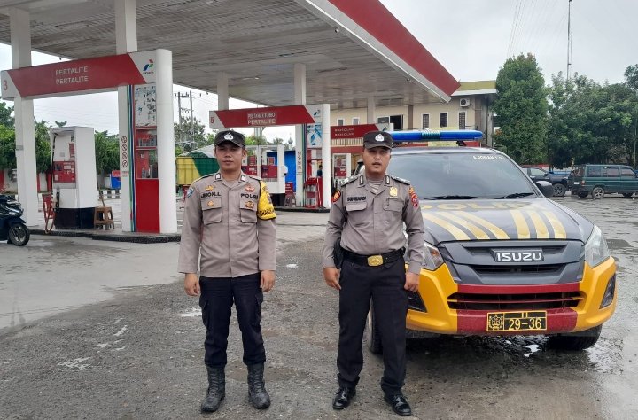 Personel Polsek Air Joman Laksanakan Patroli R4