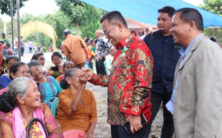 Pesan Bupati Toba Jemaat HKBP Letare Ressort Lumban Rau :