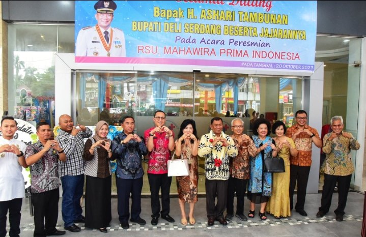 Bupati Resmikan RSU Mahawira Prima Indonesia