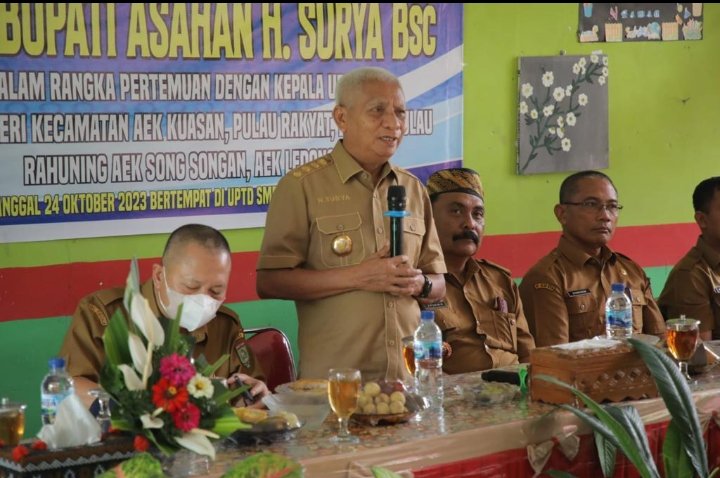 Bupati Asahan Hadiri Silaturahmi Dengan Keluarga Besar UPTD Disdik di Kecamatan Aek Kuasan
