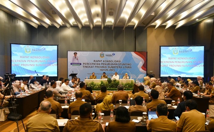 Targetkan Prevalensi Stunting 18% Tahun 2023,   Pj Gubernur Sumut Minta OPD Pastikan Hasil Intervensi Maksimal