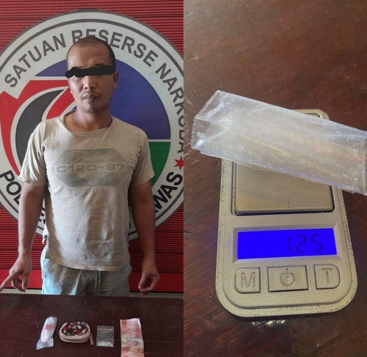 Tunggu Pembeli Satres Narkoba Polres Palas Ringkus AI Di Rumahnya, AKBP Diare Astetika Paparkan Kronologis