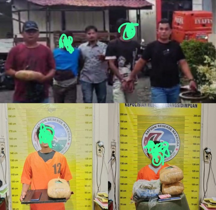 Satresnarkoba Polres Padangsidimpuan Tangkap Dua Pria Warga Tapsel, Ini Barbut dan Keterangan AKBP Dudung Setyawan
